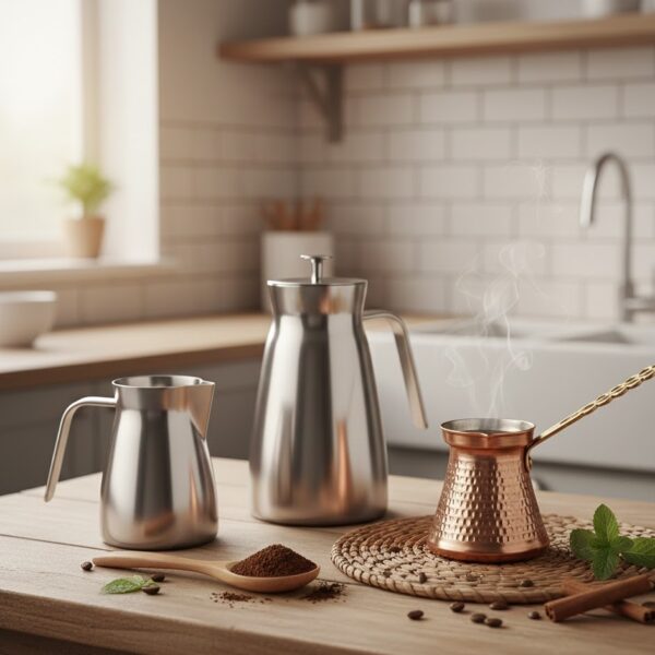 Koffiekan, Melkkan en Cezve