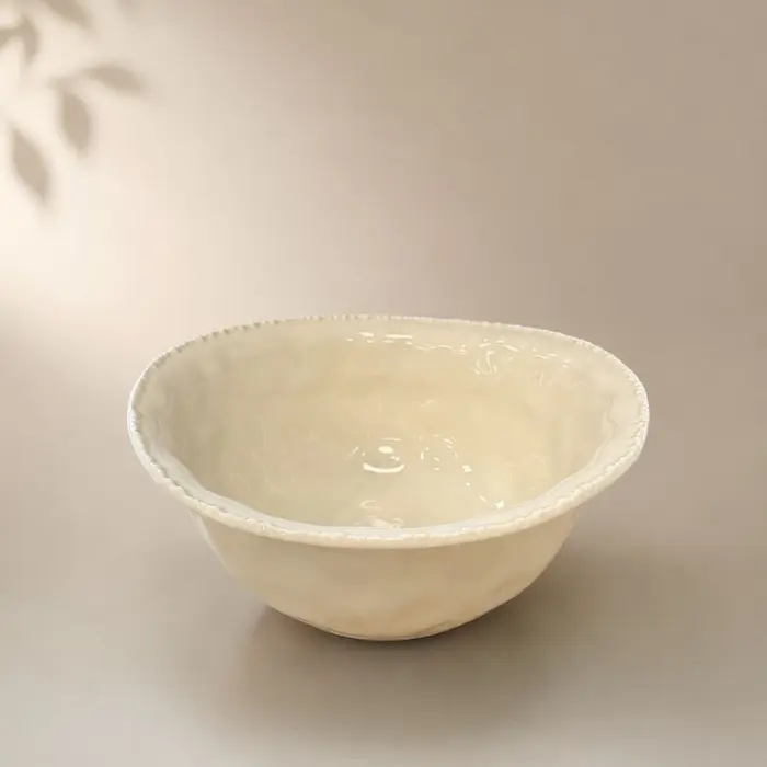 Pearls Salatschüssel Beige | 22,8 cm